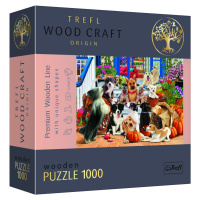 Trefl Wood Craft Origin Puzzle Psí přátelství 1000 dílků - Trefl