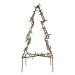 EMOS LED vánoční stromek kovový, 50 cm, venkovní i vnitřní, teplá bílá