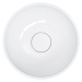 OMNIRES SHELL M+ umyvadlo na desku, O35 cm, bílá lesk SHELL350UNBP