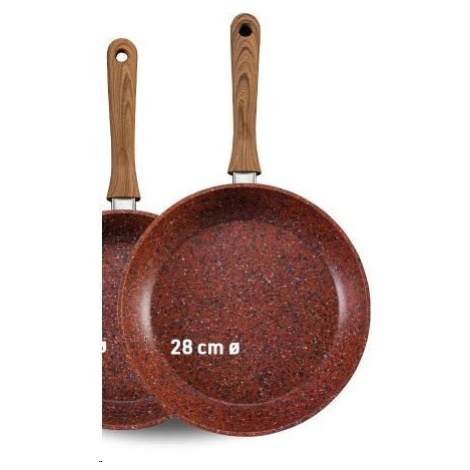 Livington Copper & Stone Pan 28 cm MediaShop