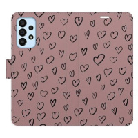 iSaprio Flip pouzdro Heart Dark 02 pro Samsung Galaxy A33 5G