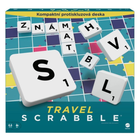 Hra scrabble cestovní - česká verze, mattel hyc80