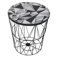 Kosz Basket Černý/Trojúhelníky