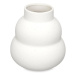 GIFTDECOR Keramická váza Wide tvar bubliny bílá
