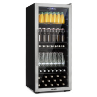 Klarstein Beersafe 7XL, lednice, 242 l, energetická třída F, sklo, nerezová ocel