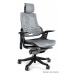 Meble PL Kancelářská židle Wanda černý podklad elastomer šedá