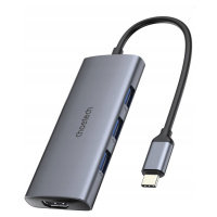 Choetech Hub adaptér 7v1 3x Usb Typ A 3.0 Hdmi Usb Typ C Pd Sd/tf karta