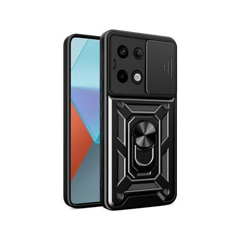 TopQ Kryt Armor Lens Xiaomi Redmi Note 13 Pro 5G ultra odolný černý 117946