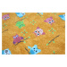 Vopi koberce Dětský kusový koberec Sovička Silk 5248 oranžovožlutý - 160x240 cm