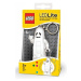 Lego led klíčenka duch, figurka 8 cm