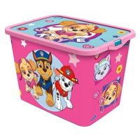 Store Paw patrol 23 l s víkem růžový, plast