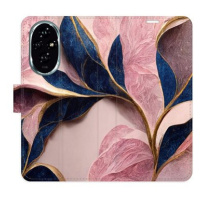 iSaprio Flip pouzdro Pink Leaves pro Honor 200