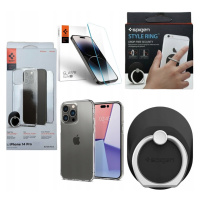 Spigen Sklo Case Pouzdro Pro iPHONE 14 Pro Max Ring Kroužek Pro Telefon