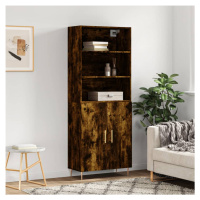 vidaXL Skříň highboard kouřový dub 69,5 x 34 x 180 cm kompozitní dřevo