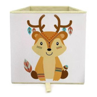 Dream Creations Látkový box na hračky jelen indián 33 × 33 × 37 cm