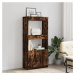 vidaXL Skříň highboard kouřový dub 63 x 33 x 140 cm kompozitní dřevo