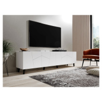 Moderní TV stolek Eder, bílý