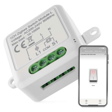 EMOS GoSmart modul spínací IP-2103SZ, ZigBee, 1-kanálový (nevyžaduje N vodič) H5103