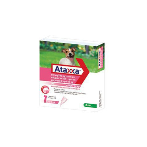Ataxxa Spot-on Dog M 500mg/100mg 1x1ml KRKA