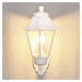 Fumagalli LED venkovní nástěnné světlo Bisso Anna E27, bílá