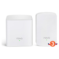 Tenda MW5 (2-pack) - Wireless AC MESH systém 802.11ac/a/b/g/n, 2x GLAN/GWAN, 2x LAN