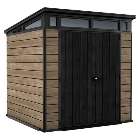 KETER PENT Signature HORIZONTAL domek 7x7 - jasan, 216 x 226 x 216 cm