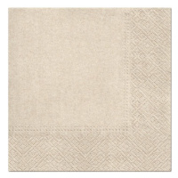 PAW Papírové ubrousky - Béžové, 33 x 33 cm