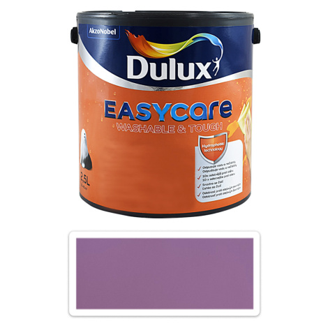 DULUX EasyCare - omyvatelná malířská barva do interiéru 2.5 l  Záhon fialek