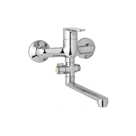 JB Sanitary Tira D10 37 10 - Nástěnná umyvadlová a sprchová baterie 150 mm, otočný přepínač, bez