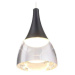 LED Závěsné svítidlo AZzardo Dalmatia 1 black AZ2847 5W 300lm 3000K IP20 12cm černé