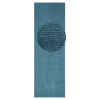 Tmavě modrý běhoun Mint Rugs Supersoft, 80 x 250 cm