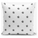 Černo-bílý povlak na polštář s příměsí bavlny Minimalist Cushion Covers White Background Star, 4
