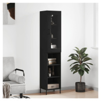 vidaXL Skříň highboard černá 34,5 x 34 x 180 cm kompozitní dřevo