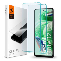 Spigen Glass tR Slim tvrzené sklo 2 Pack Xiaomi Redmi Note 12 5G/POCO X5 5G