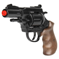 Gonher policejní revolver gold colection černý kovový 12 ran