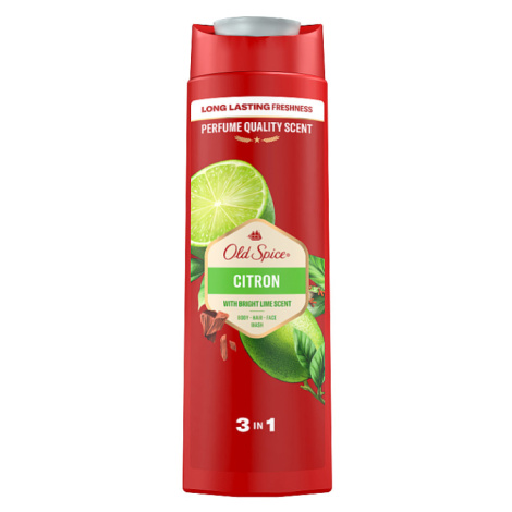 Old Spice Citron Sprchový Gel A Šampon Pro Muže 400 ml Dlouhotrvající Svěžest