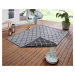 NORTHRUGS - Hanse Home koberce Kusový koberec Twin-Wendeteppiche 105456 Night Silver – na ven i 