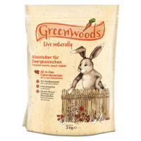 Greenwoods krmivo pro králíky - Výhodné balení 2 x 3 kg