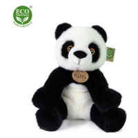 Plyšová panda sedící 27 cm ECO-FRIENDLY