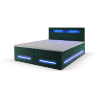 MSL Kontinentální čalouněná postel MANA (160 x 200 cm) Barva látky: MONOLITH 37
