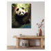 Obrazy na stěnu - Panda na stromě Rozměr: 80x100 cm, Rámování: vypnuté plátno na rám