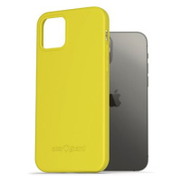 AlzaGuard Matte TPU Case pro iPhone 12 / 12 Pro žlutý