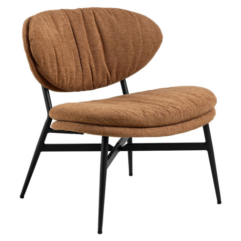 Actona Designové křeslo Burma lounge terakota/černé