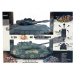 Tank RC 2ks 33cm+dobíjecí pack tanková bitva se zvukem se světlem