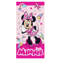 CARBOTEX - Bavlněná osuška 70/140cm Minnie Mouse, MNM2295018