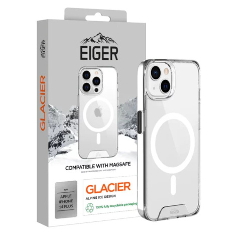 Kryt Eiger Glacier Magsafe Case for Apple iPhone 14 Plus in Clear Eiger Glass