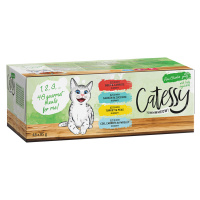 Catessy kousky se zeleninou v omáčce - 4 druhy - výhodné balení: 48 x 85 g