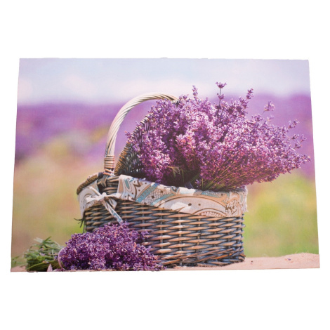 Obraz na plátně s levandulí Provence, 30 x 40 cm