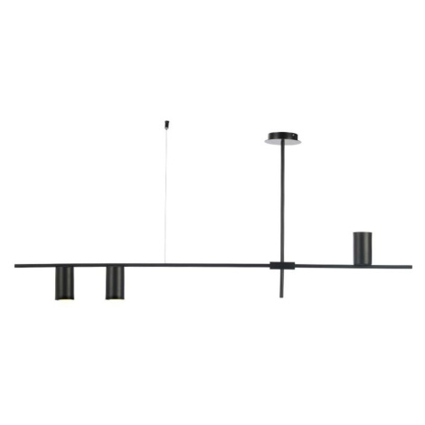 ACA Lighting stropní svítidlo 3XGU10 černá kov 130X12XH53CM ARISTO OD843C130B