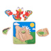 Bigjigs Toys Vkládací puzzle životní cykly motýla